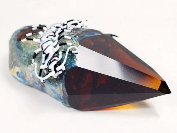 collaborative work with Jeremy Sinkus, glass bug by Wesley Fleming