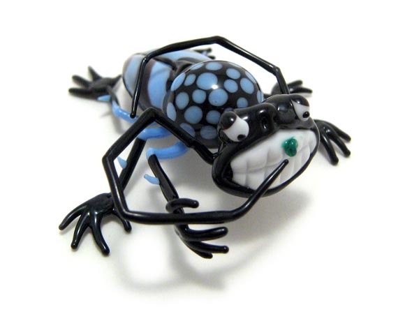 A Little Bit of Spinach, glass bug by Wesley Fleming