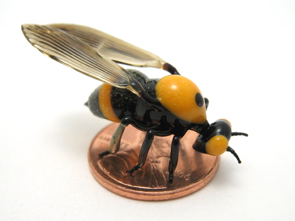 Bumblebee, glass bumblebee by Wesley Fleming