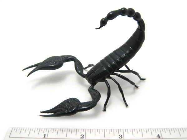 Emperor Scorpion, glass scorpion by Wesley Fleming
