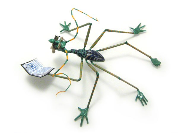 Grandaddy Longlegs, glass bug by Wesley Fleming