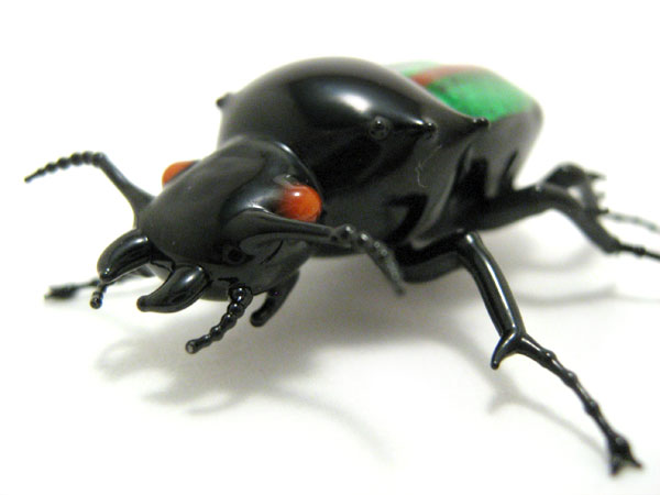 Jewel Beetle, glass bug by Wesley Fleming