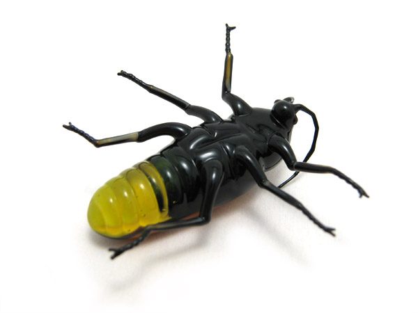 Lightning Bug, glass lightning bug by Wesley Fleming