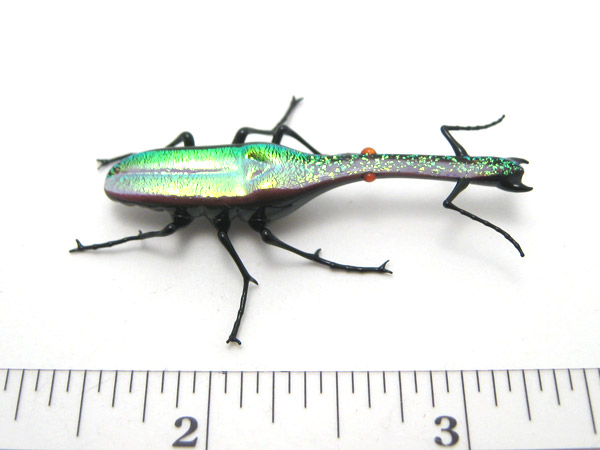 Mini Gold Weevil, glass bug by Wesley Fleming
