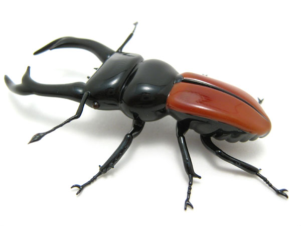 Stag Beetle, glass insect by Wesley Fleming