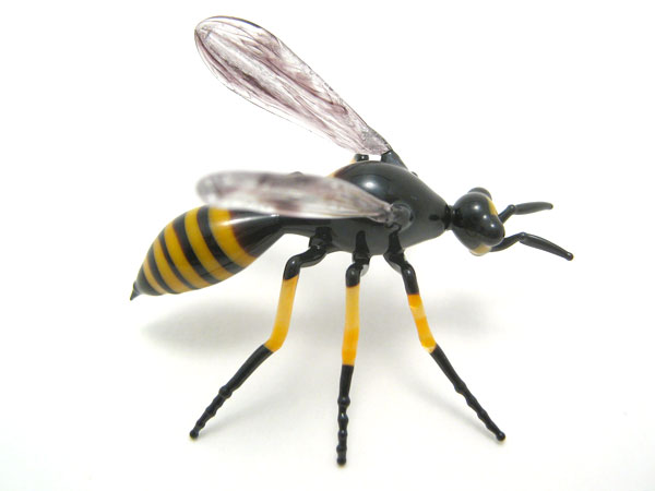 Wasp, glass bug by Wesley Fleming