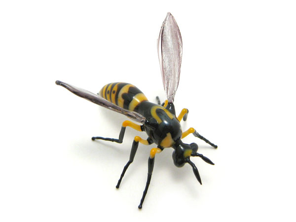 Wasp, glass bug by Wesley Fleming