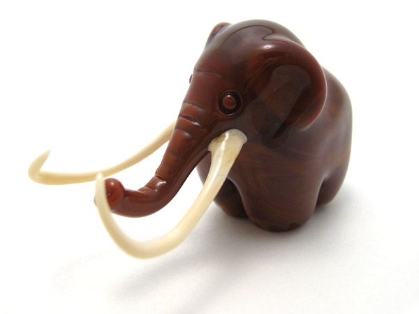 Wooly Mammoth, glass wooly mammoth by Wesley Fleming